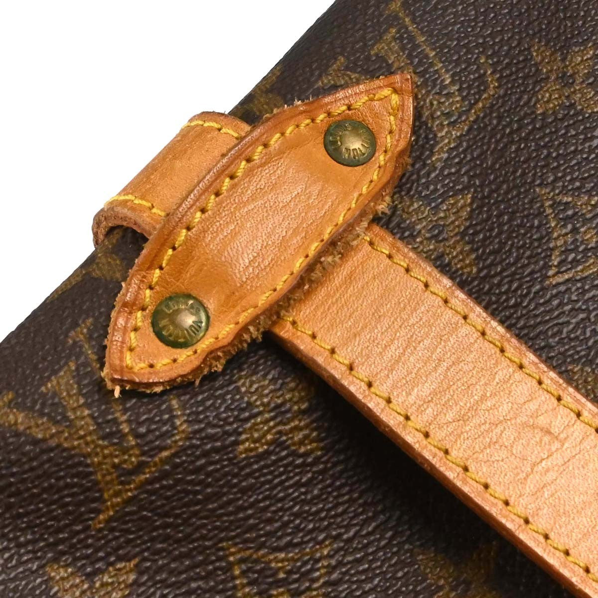 Louis Vuitton Saumur Monogram Canvas, Brown, Canvas, Shoulder Bag