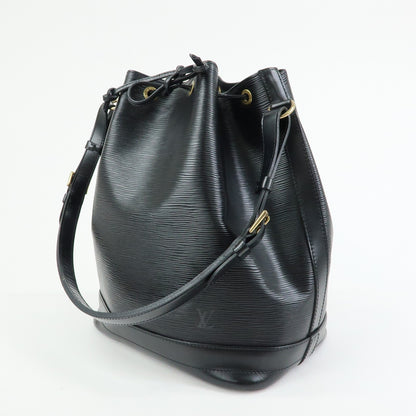 Louis Vuitton Noe Epi Leather, Black, Leather, Shoulder Bag