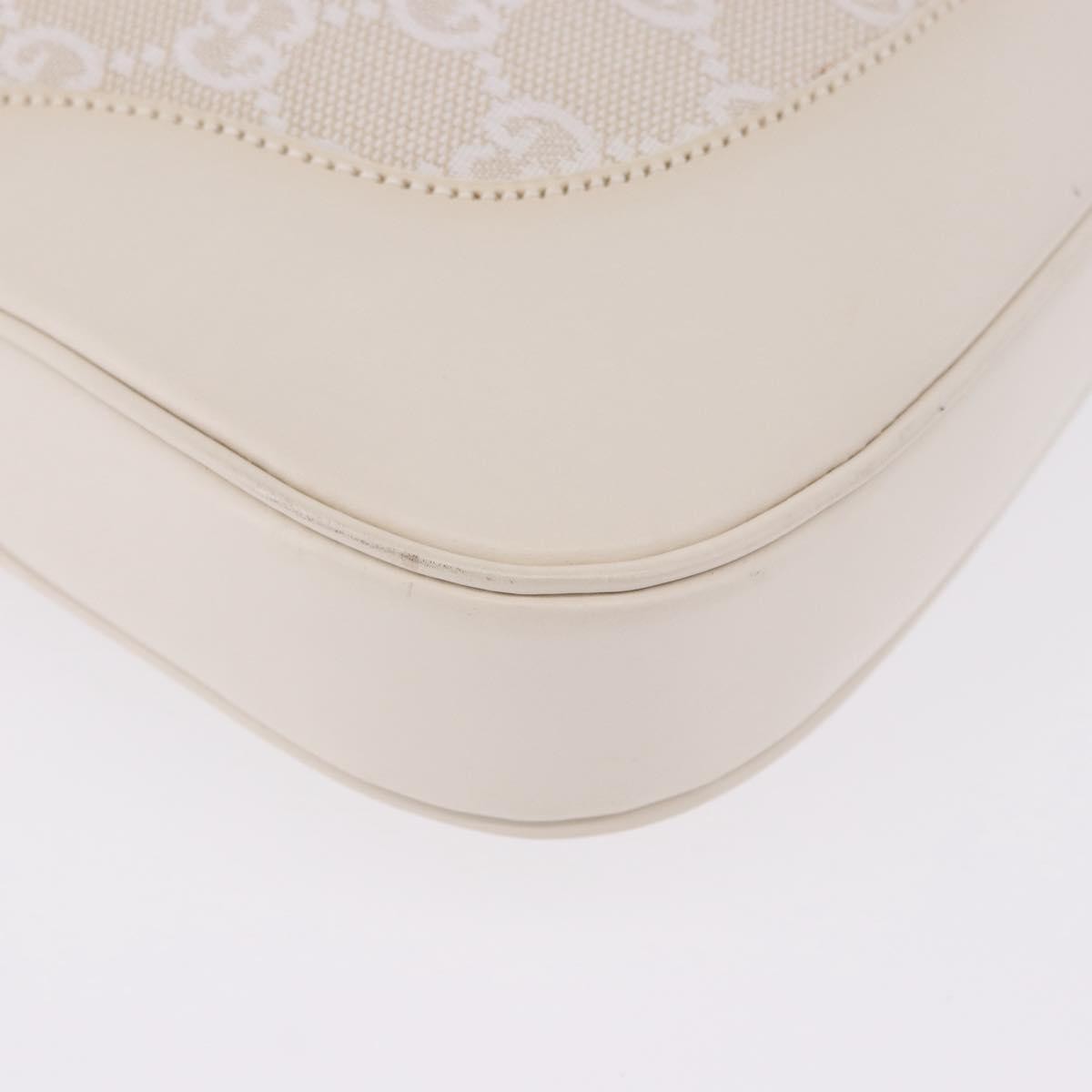 Gucci Jackie Canvas, White, Canvas, Handbag