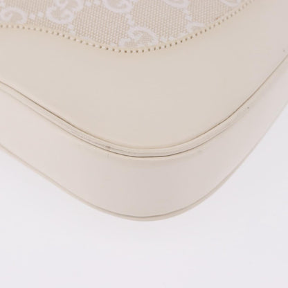 Gucci Jackie Canvas, White, Canvas, Handbag