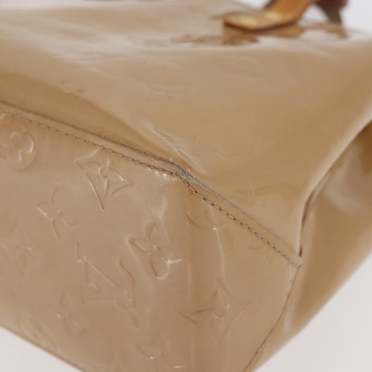 Louis Vuitton Reade Monogram Vernis, Brown, Patent Leather, Handbag