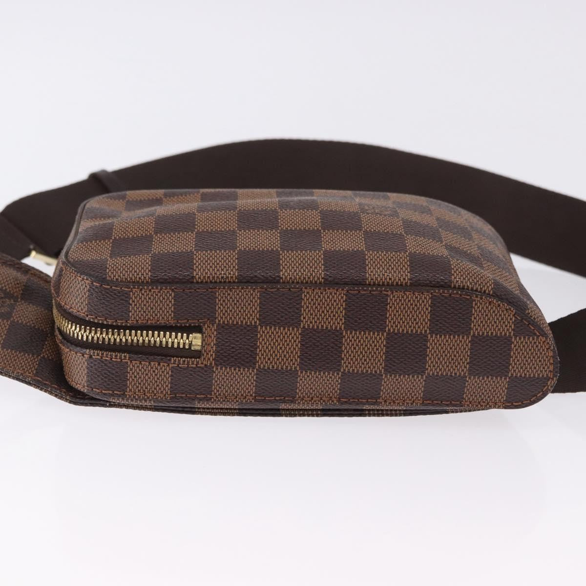 Louis Vuitton Geronimos Damier, Brown, Canvas, Clutch