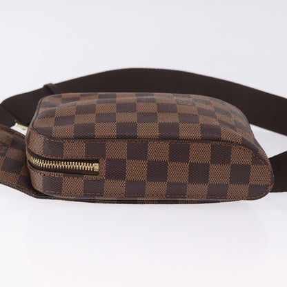 Louis Vuitton Geronimos Damier, Brown, Canvas, Clutch