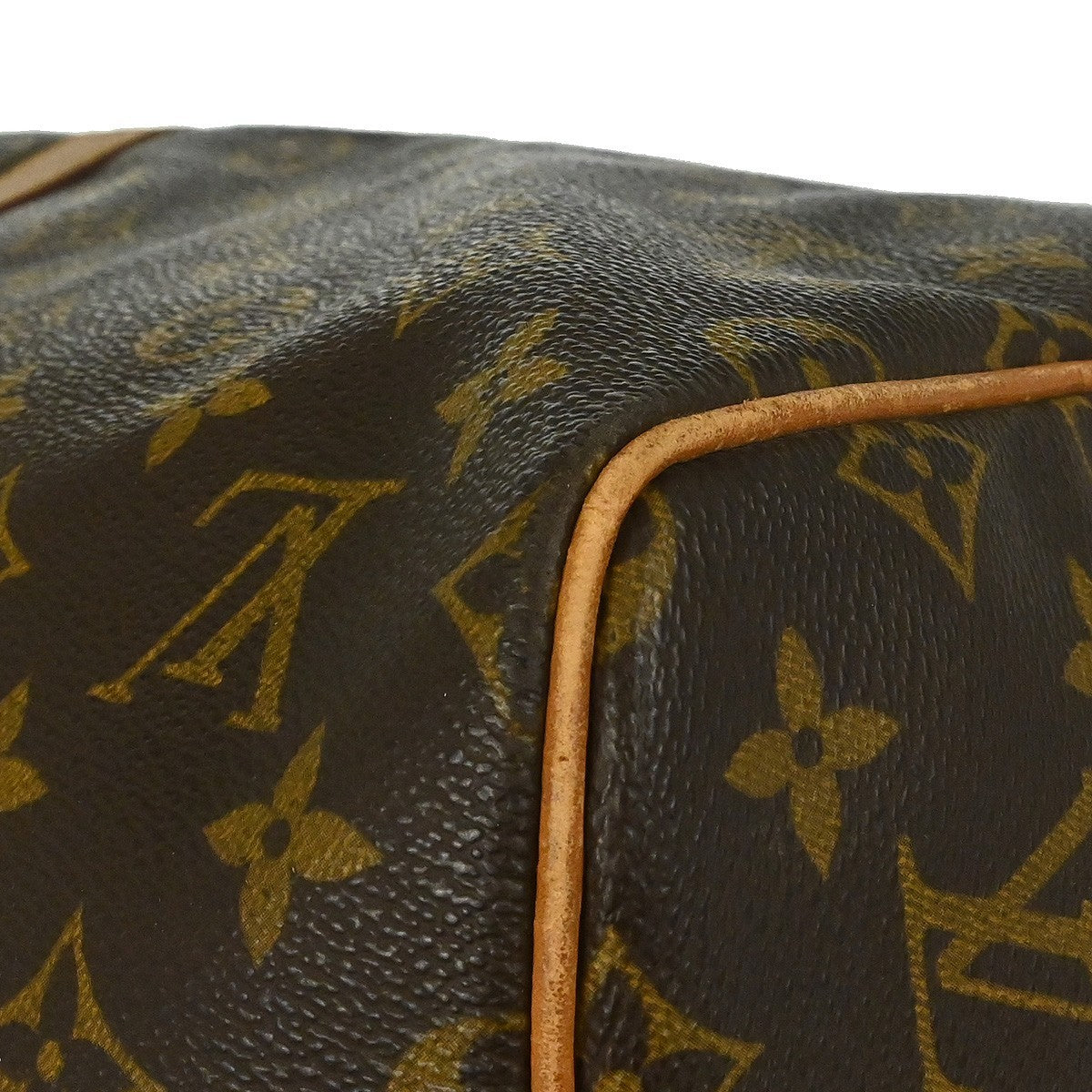 Louis Vuitton Keepall Monogram, Brown, Canvas, Travel Bag