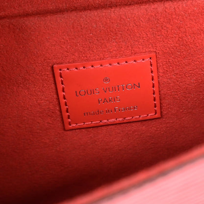 Louis Vuitton Felicie Chain Epi Leather, Red, Leather, Clutch