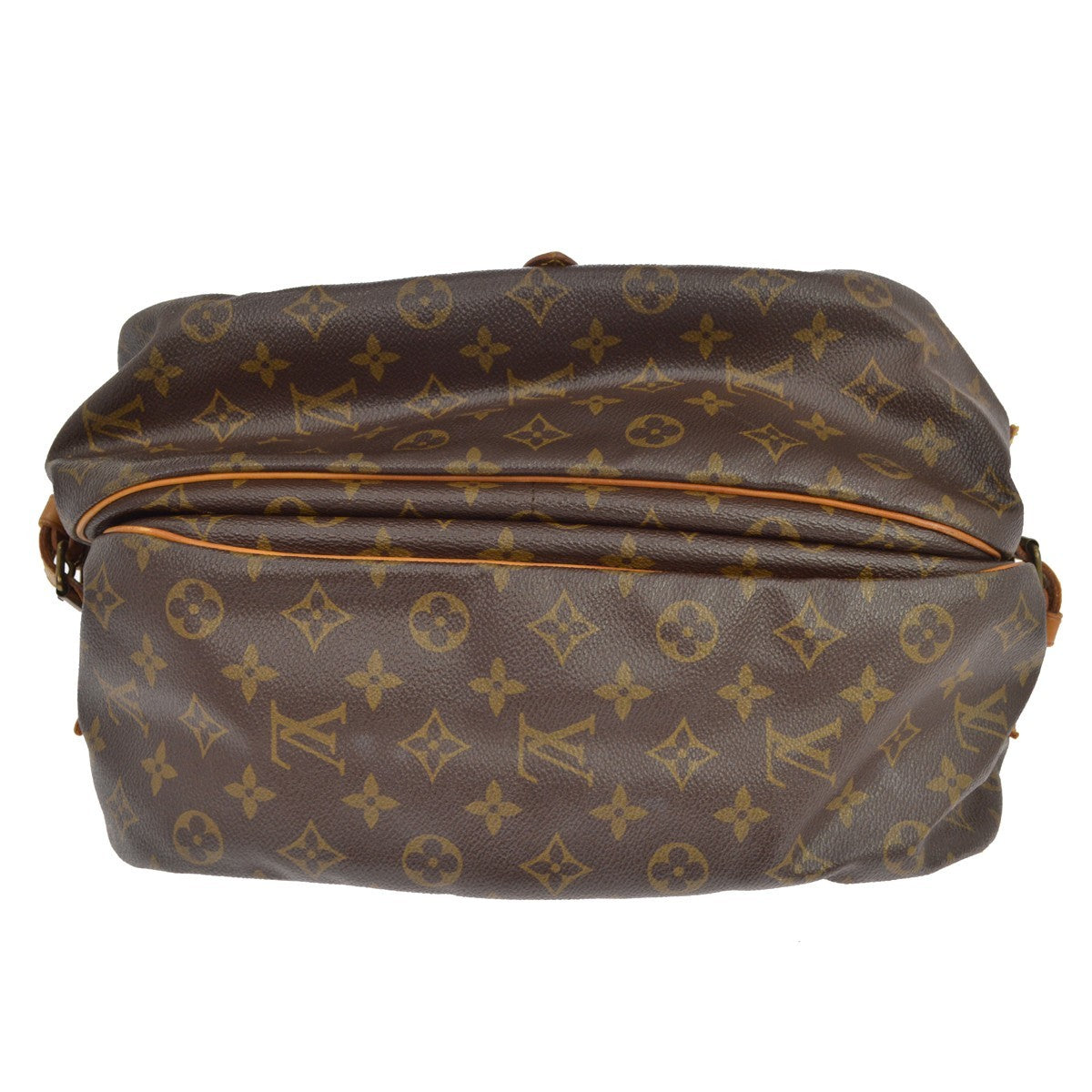 Louis Vuitton Saumur Monogram, Brown, Canvas, Shoulder Bag