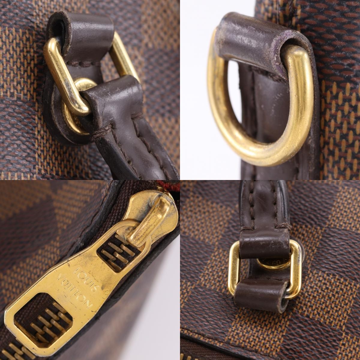 Louis Vuitton Siena Damier, Brown, Canvas, Handbag