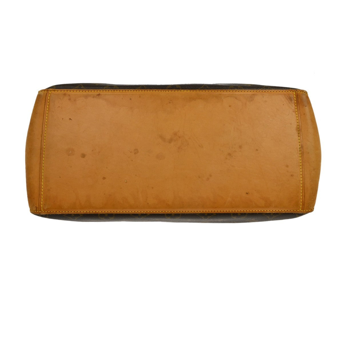 Louis Vuitton Cabas Mezzo Monogram Canvas, Brown, Canvas, Shoulder Bag