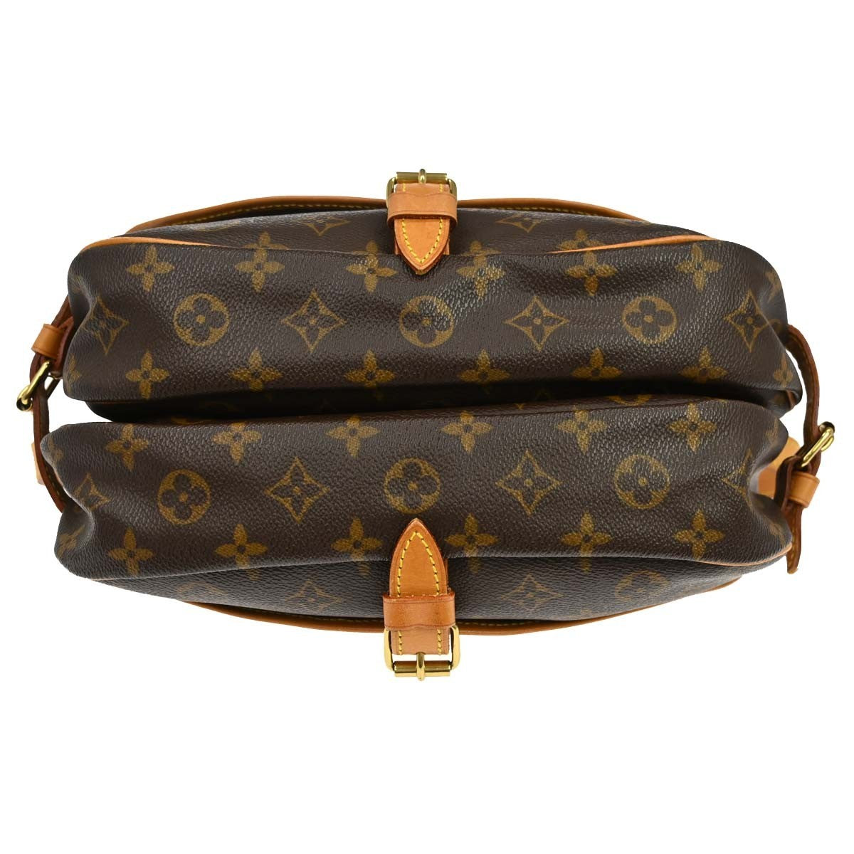 Louis Vuitton Saumur Monogram Canvas, Brown, Canvas, Shoulder Bag