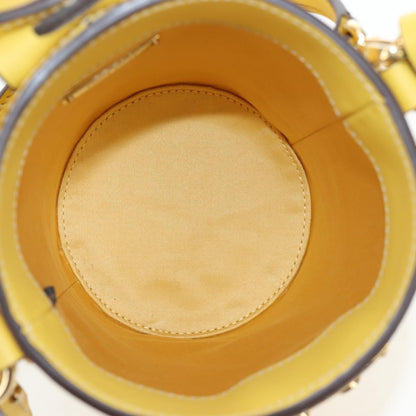Miu Miu Vintage Leather, Yellow, Leather, Handbag