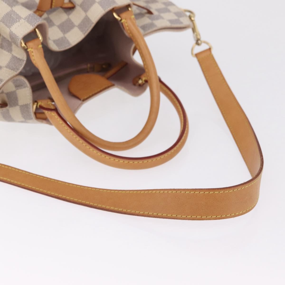 Louis Vuitton Girolata Damier, White, Canvas, Handbag