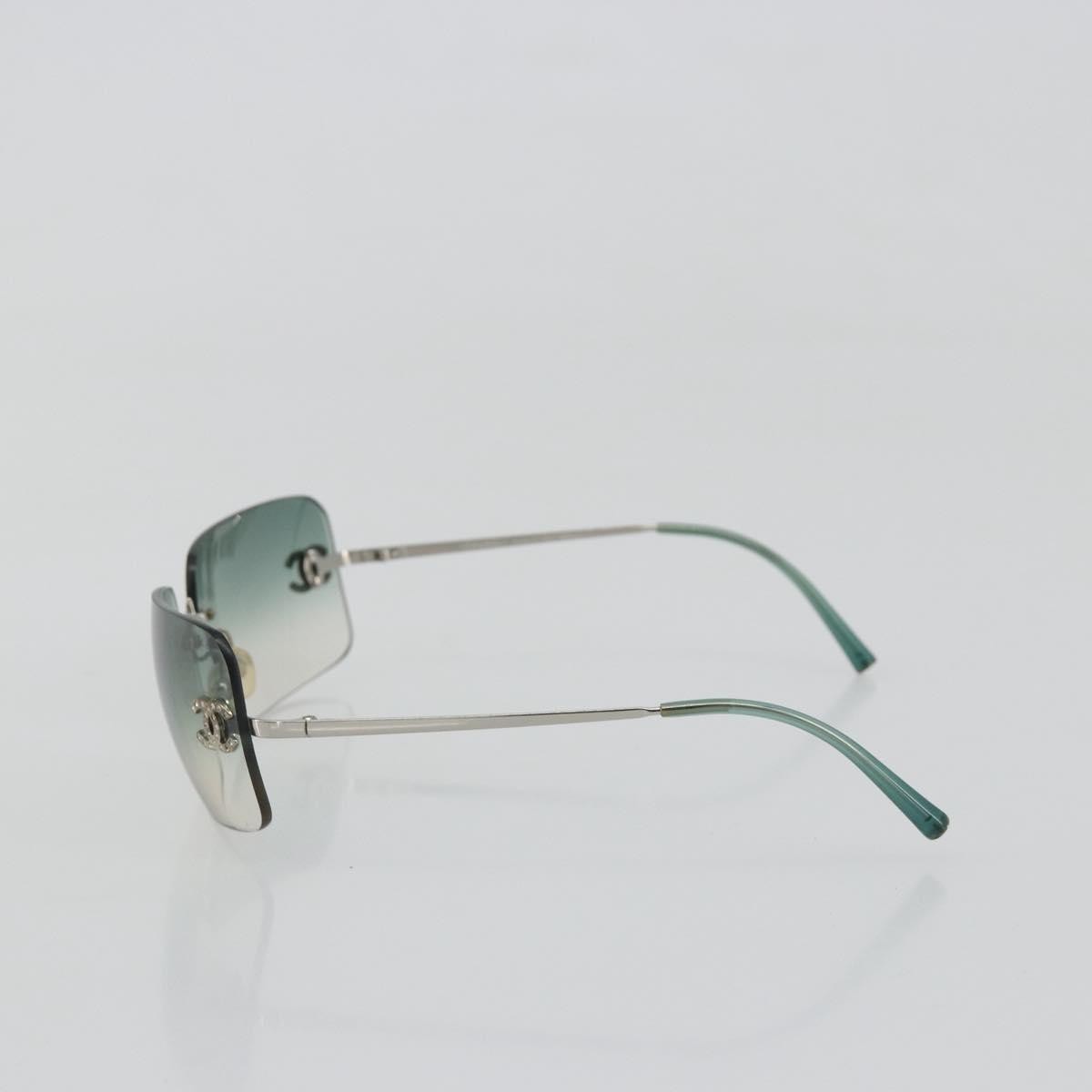Chanel Logo CC Metal, Green, Metal, Sunglasses