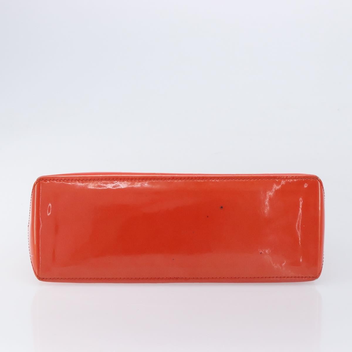 Louis Vuitton Wilshire Monogram Vernis, Orange, Patent Leather, Handbag