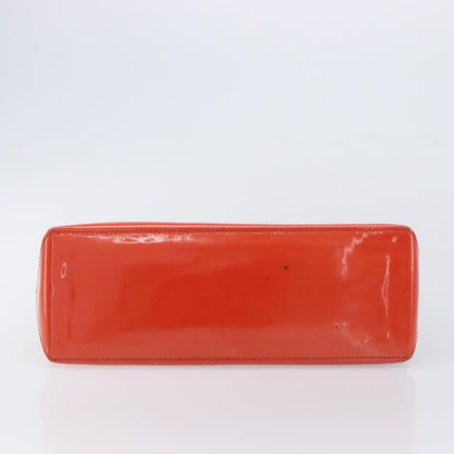 Louis Vuitton Wilshire Monogram Vernis, Orange, Patent Leather, Handbag