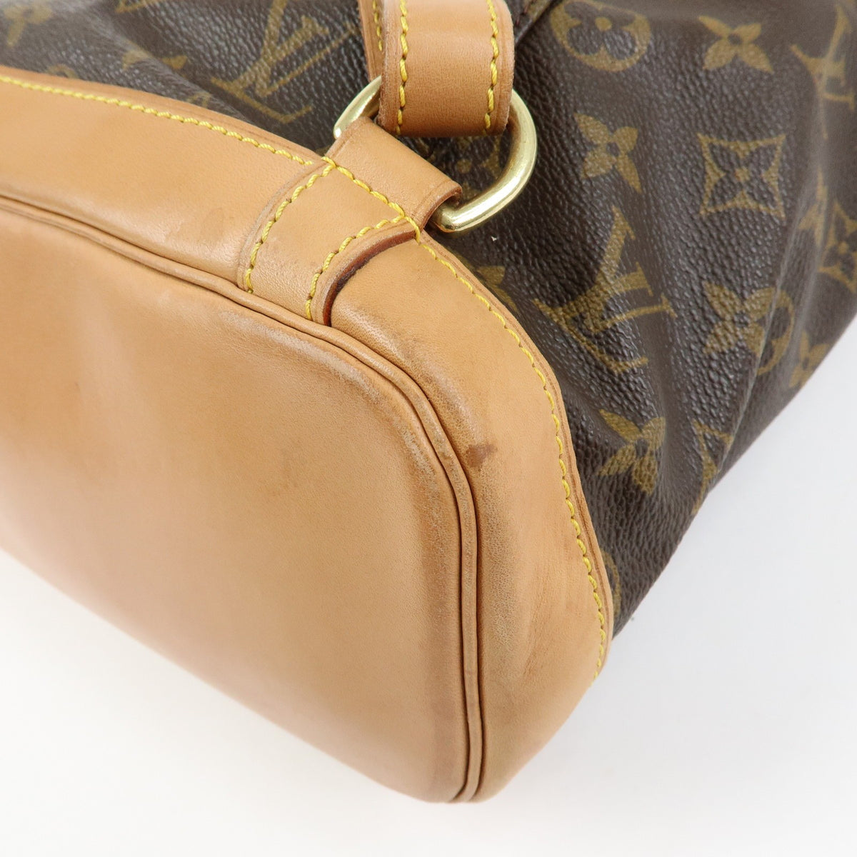 Louis Vuitton Vintage Montsouris Monogram Canvas, Brown, Canvas, Backpack