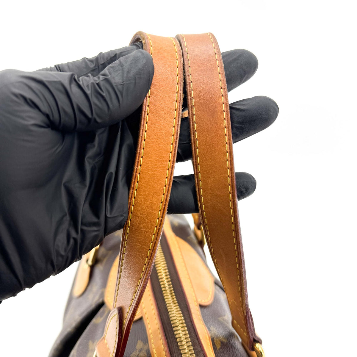 Louis Vuitton Palermo Monogram Canvas, Brown, Canvas, Handbag