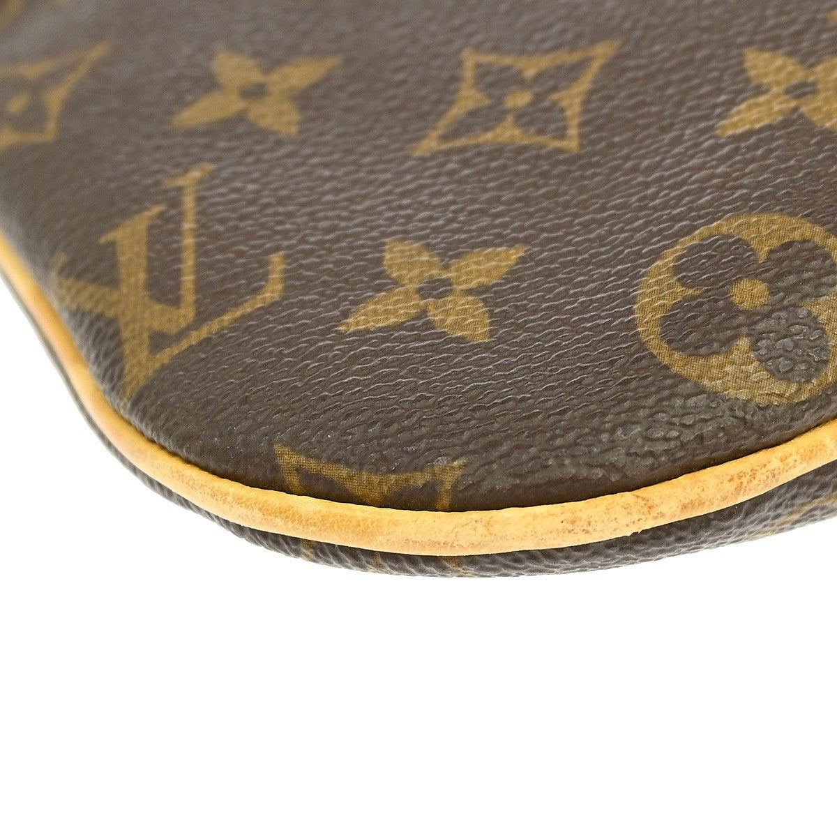 Louis Vuitton Bosphore Pochette Monogram Canvas, Brown, Canvas, Clutch