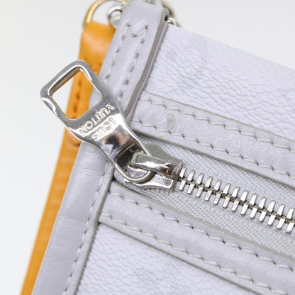 Louis Vuitton Double Flat Messenger Limited Edition Logo Story Monogram Canvas and Denim, Multicolour, Canvas, Clutch