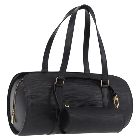 Louis Vuitton Soufflot Epi Leather, Black, Leather, Tote Bag