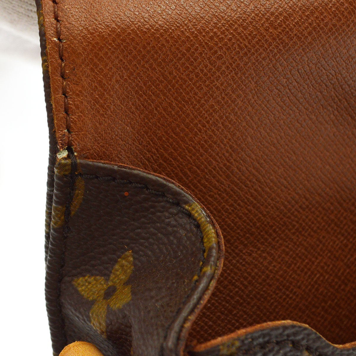 Louis Vuitton Cartouchiere Monogram Canvas, Brown, Canvas, Handbag