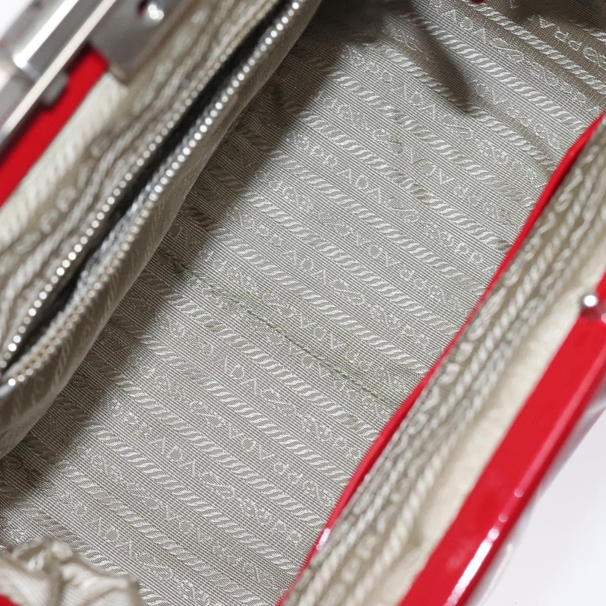 Prada Vintage Patent Leather, Red, Patent Leather, Handbag