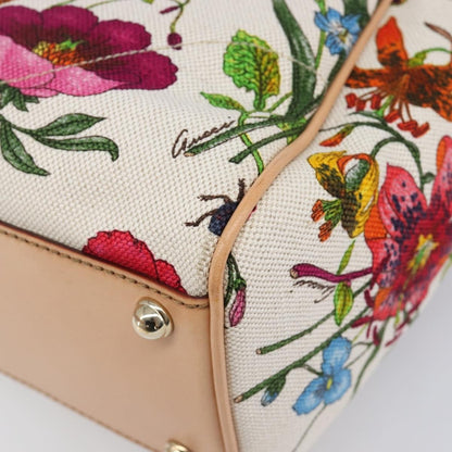 Gucci Joy Bardot Hobo Flora Canvas, Multicolour, Canvas, Handbag