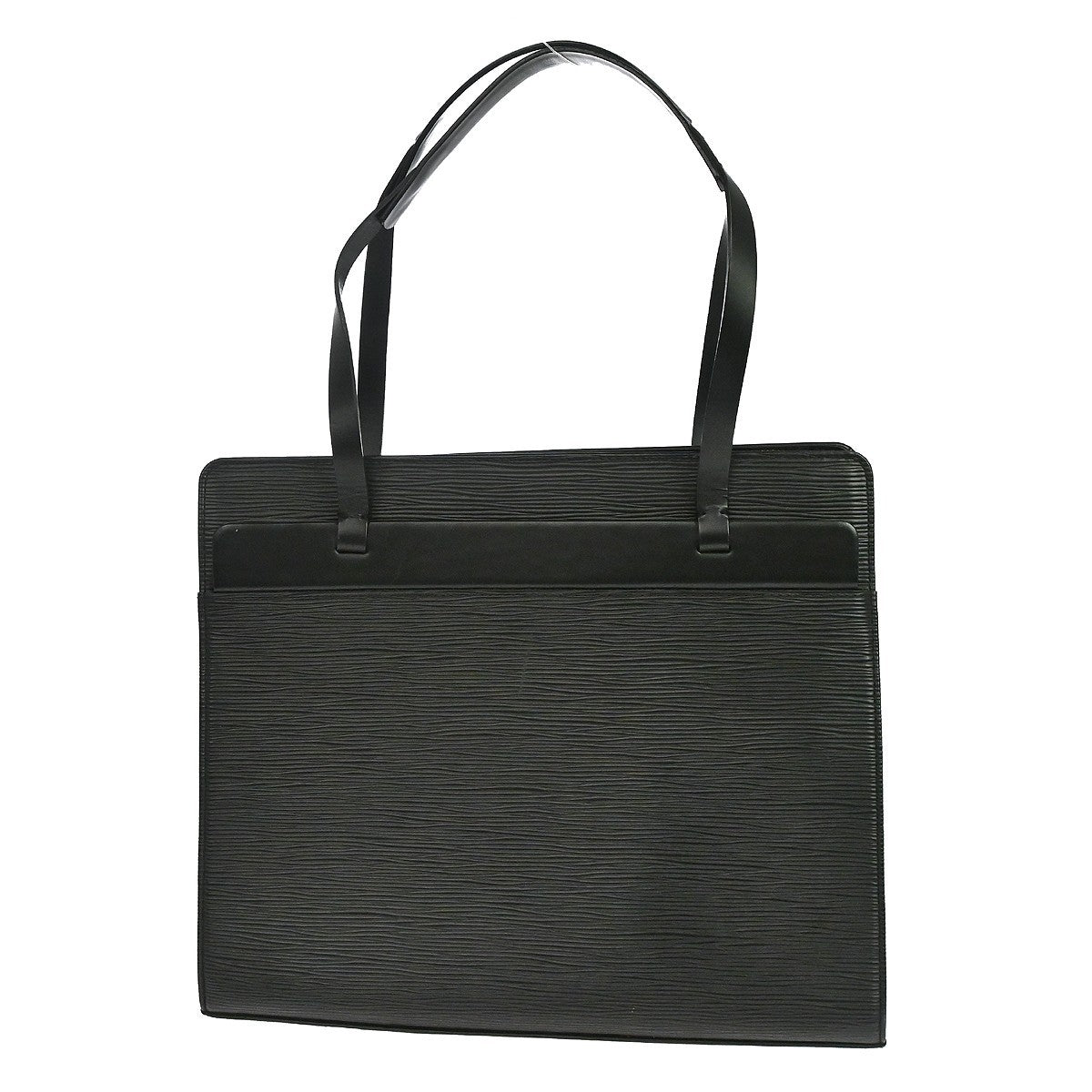 Louis Vuitton Croisette Epi, Black, Leather, Handbag