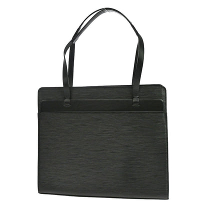 Louis Vuitton Croisette Epi, Black, Leather, Handbag