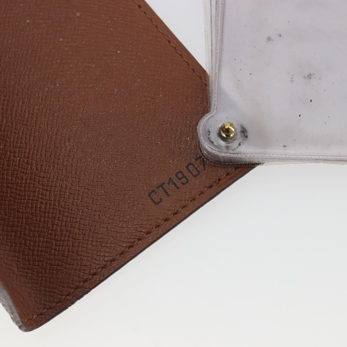 Louis Vuitton Porte Cartes Pression Card Case Monogram Canvas, Brown, Canvas, Card Holder