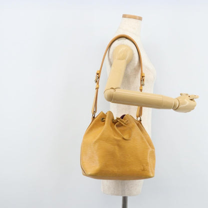 Louis Vuitton Petit Noe Epi Leather, Yellow, Leather, Shoulder Bag