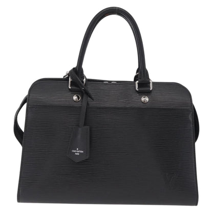Louis Vuitton Vaneau Epi Leather, Black, Leather, Handbag