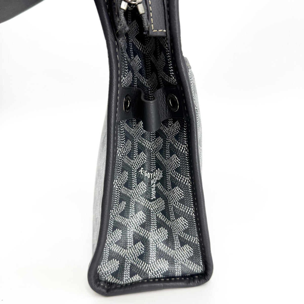 Goyard Jouvence Toiletry Coated Canvas, Black, Canvas, Clutch