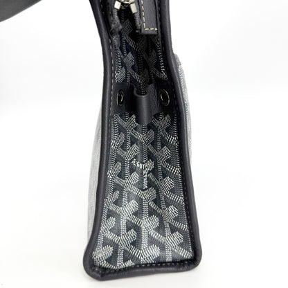 Goyard Jouvence Toiletry Coated Canvas, Black, Canvas, Clutch