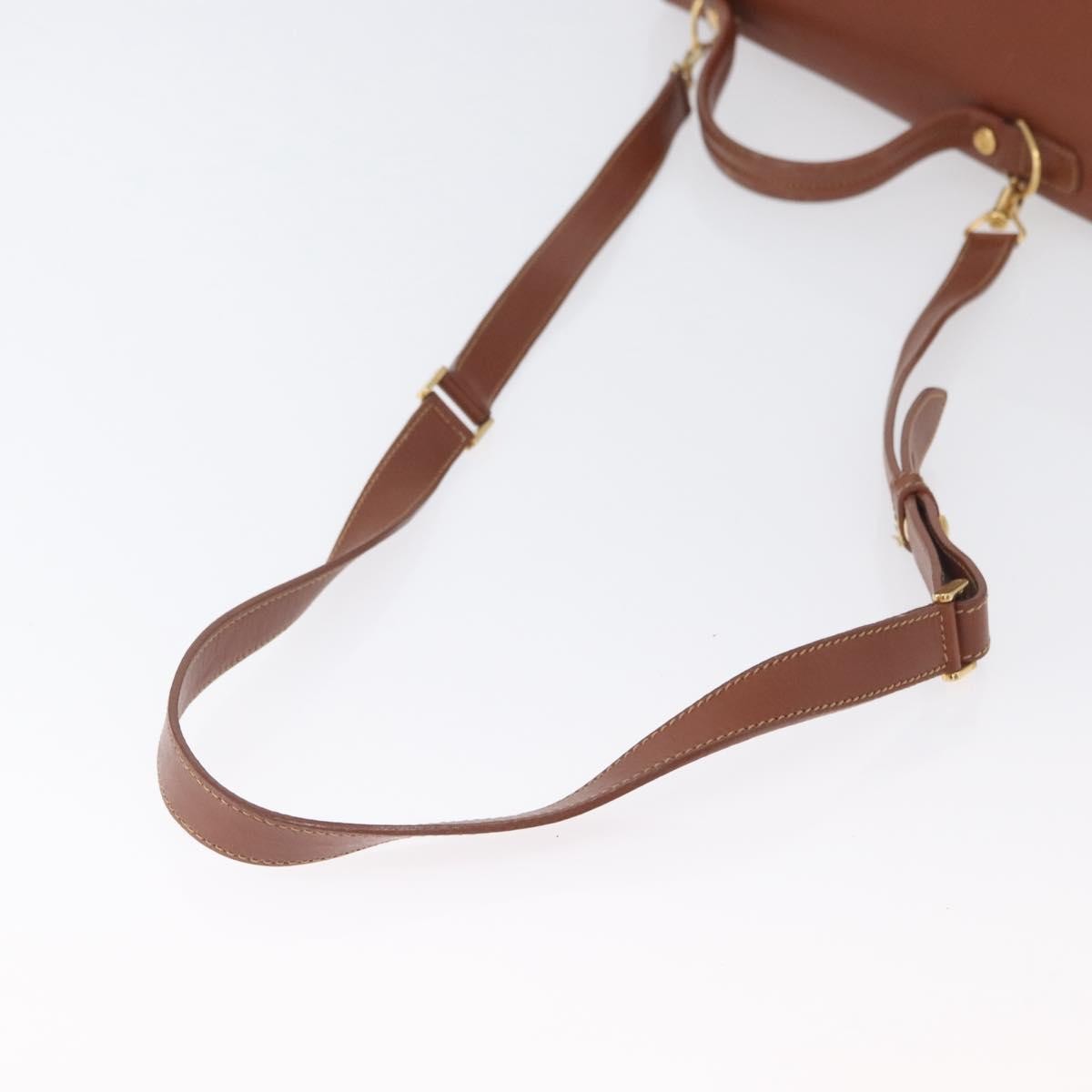 Gucci Vintage Leather, Brown, Leather, Handbag
