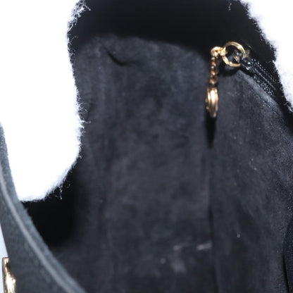 Gucci Vintage Leather, Black, Leather, Shoulder Bag