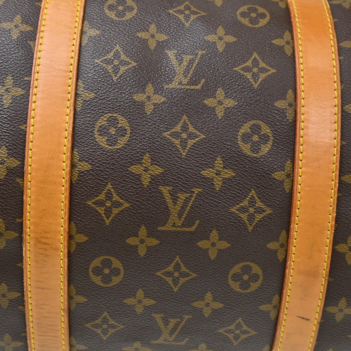 Louis Vuitton Keepall Bandouliere Monogram Canvas, Brown, Canvas, Travel Bag