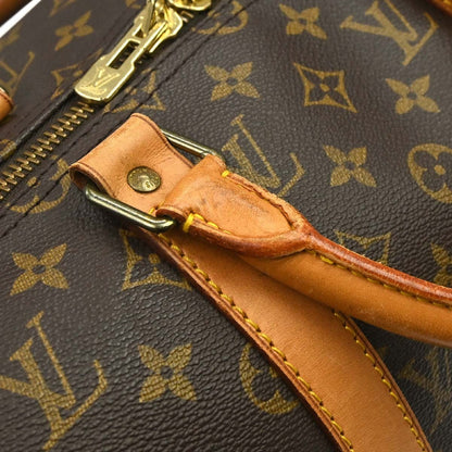 Louis Vuitton Keepall Monogram Canvas, Brown, Canvas, Travel Bag