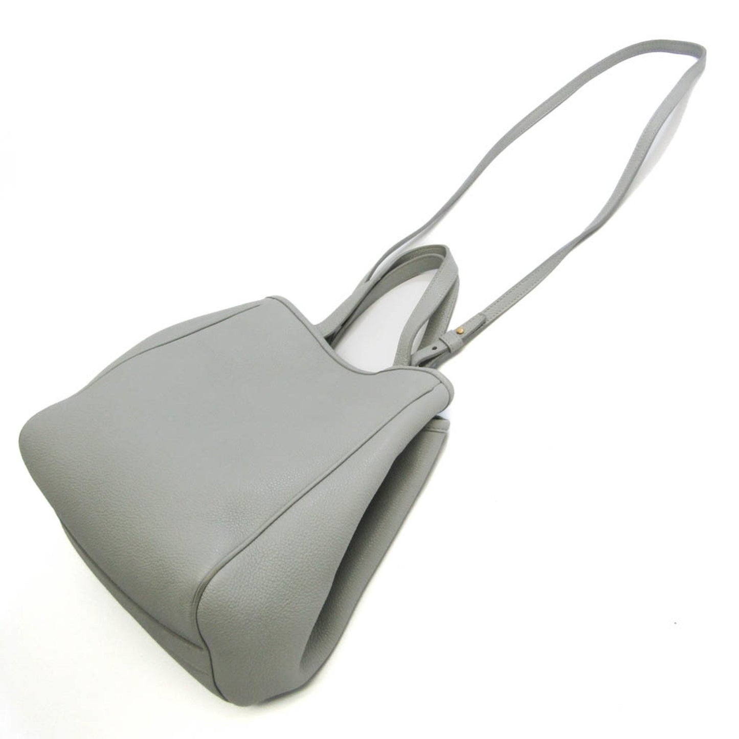 Céline, Grey, Leather, shoulder