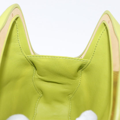 Bottega Veneta The Whirl Clutch Leather, Green, Leather, Clutch
