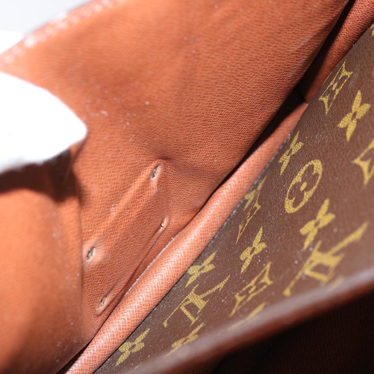 Louis Vuitton Monceau Handbag Monogram Canvas, BROWN, CANVAS, Handbag
