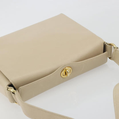 Gucci Vintage Convertible Box Leather, Beige, Leather, Handbag