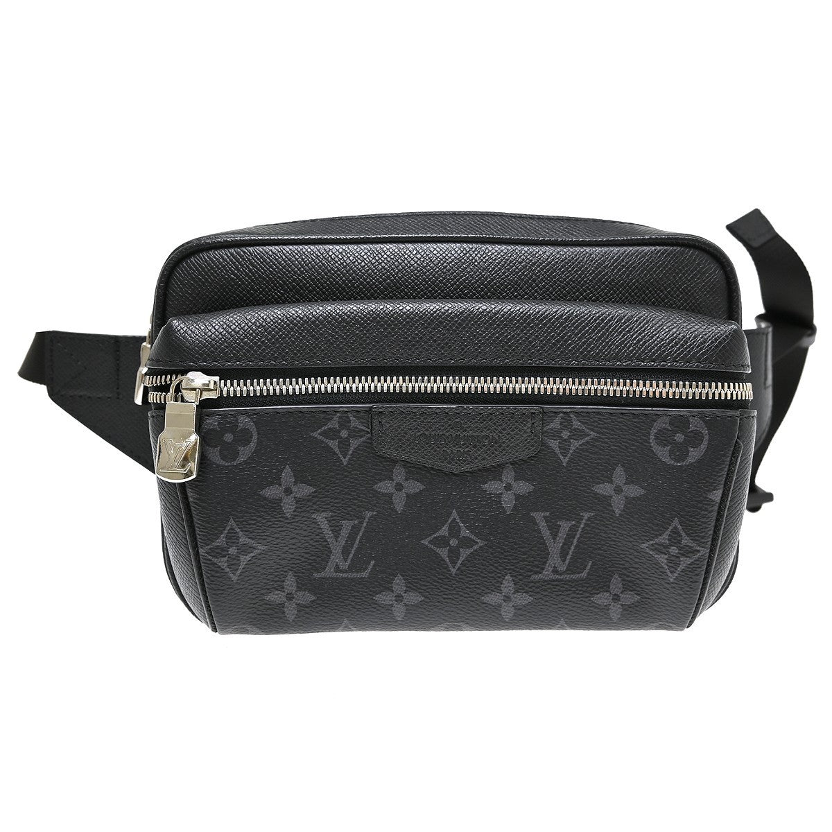 Louis Vuitton Outdoor BumBag Monogram Taigarama, Black, Leather, Shoulder Bag