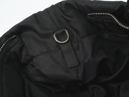 Prada Convertible Double Tessuto, Navy, Nylon, Tote Bag