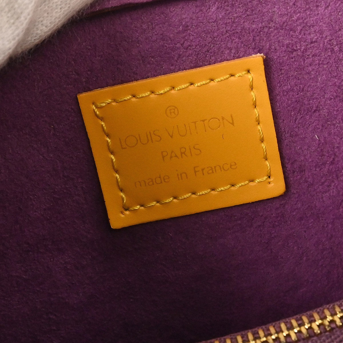 Louis Vuitton Pont Neuf Epi Leather, Yellow, Leather, Handbag