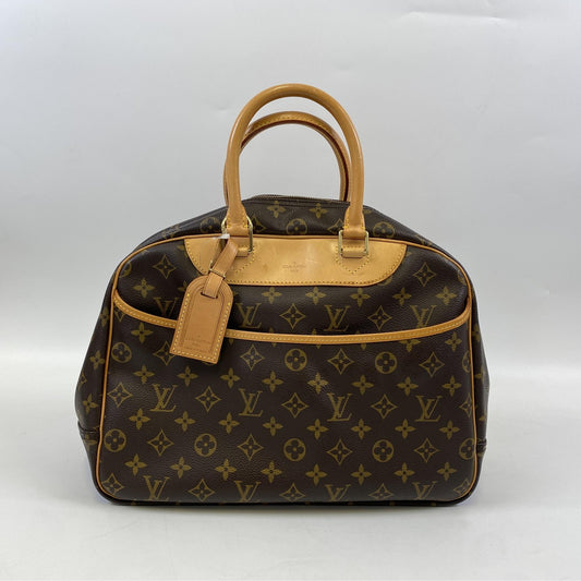 Louis Vuitton Deauville Handbag Monogram Canvas, Multicolour, Canvas, Handbag