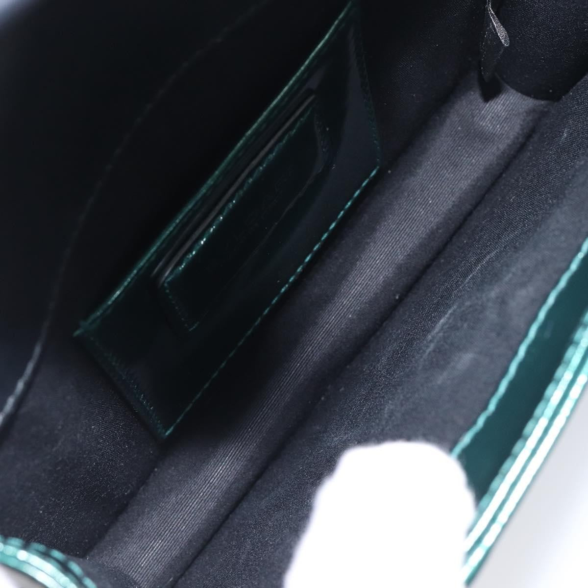 Bvlgari Serpenti Forever Patent, Green, Patent Leather, Shoulder Bag