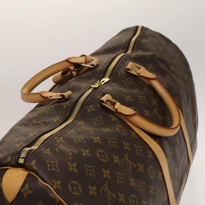 Louis Vuitton Keepall Bag Monogram Canvas, BROWN, CANVAS, Travel bag