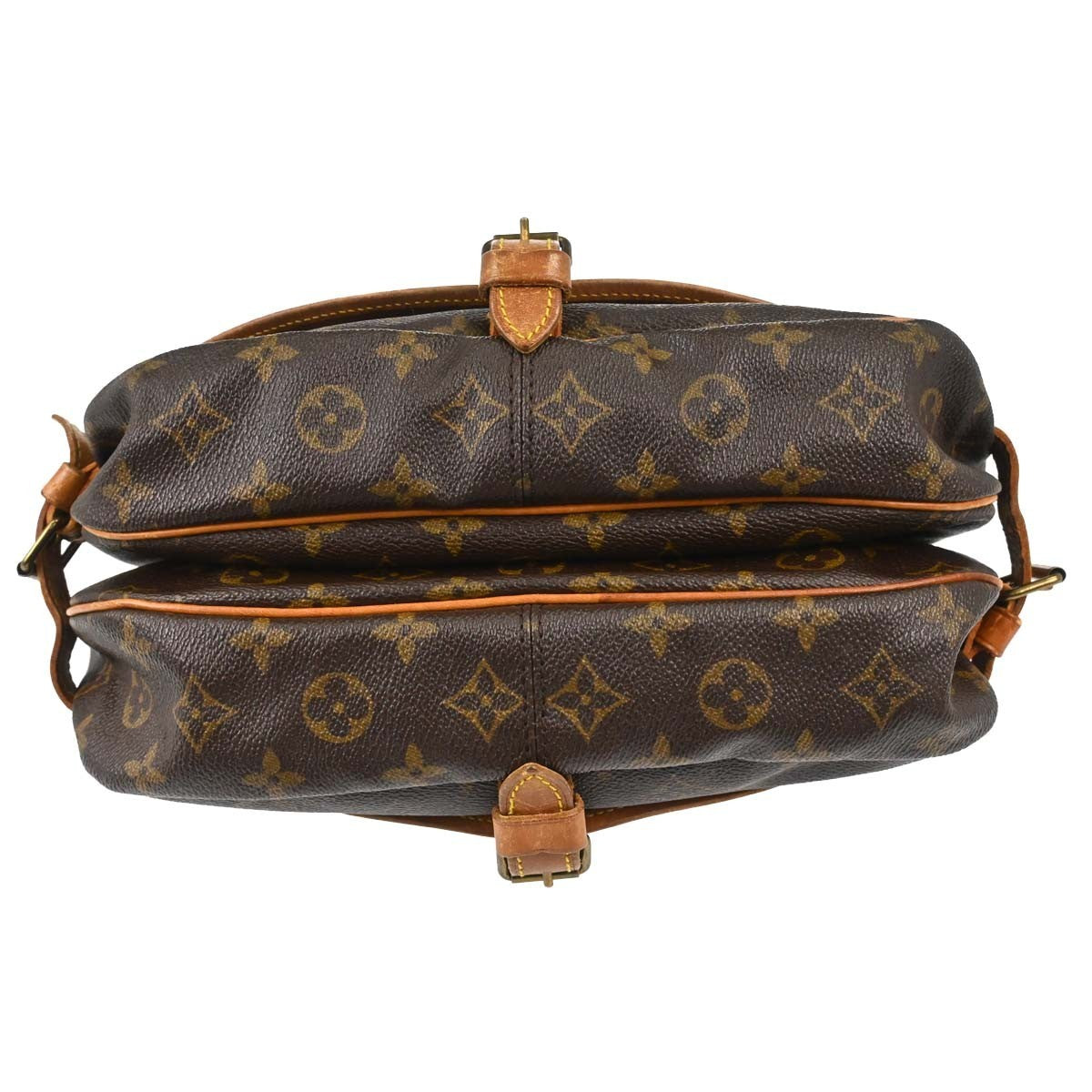Louis Vuitton Saumur Monogram Canvas, Brown, Canvas, Shoulder Bag
