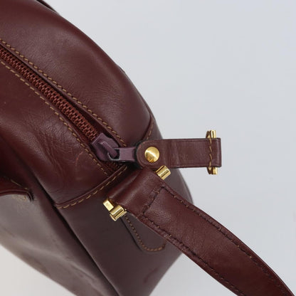 Cartier Must de cartier Leather, Burgundy, Leather, Shoulder Bag