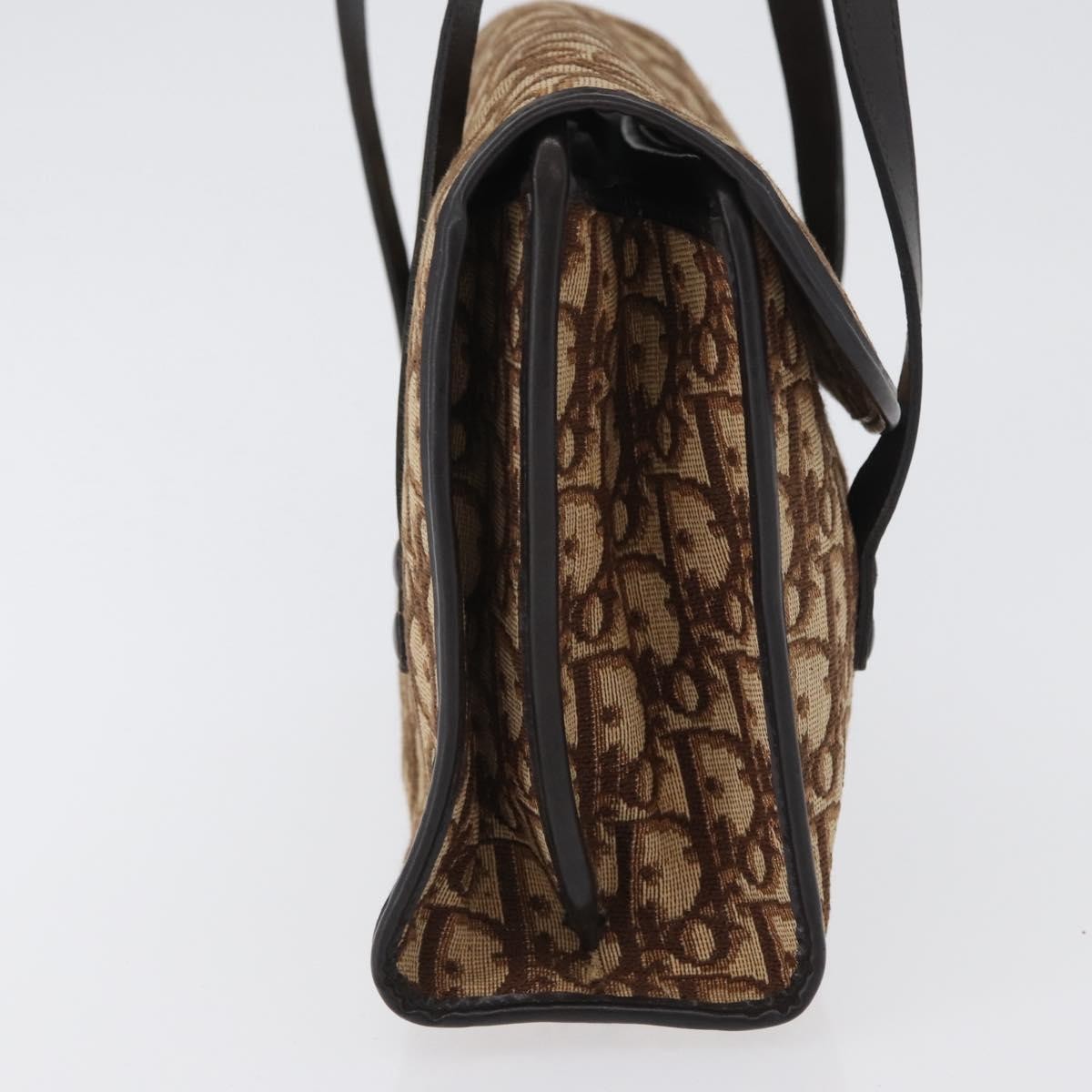 Christian Dior Trotter Canvas, Beige, Canvas, Shoulder Bag